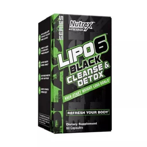 Nutrex Lipo 6 Black CLEANSE & DETOX 6 Kapseln