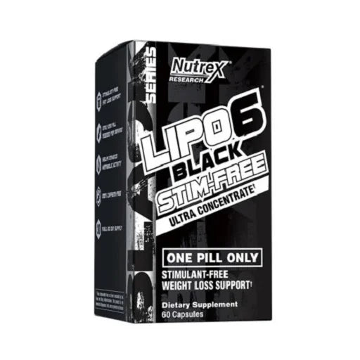 Nutrex Lipo 6 Black STIM-FREE 6 Kapseln