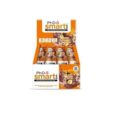 PhD Nutrition Smart Bar 12 x 64g - The Fitness Outlet