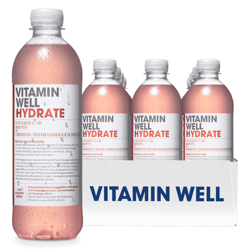 Vitamin Well | Drink Hydrate (12x500ml), inkl. Pfand