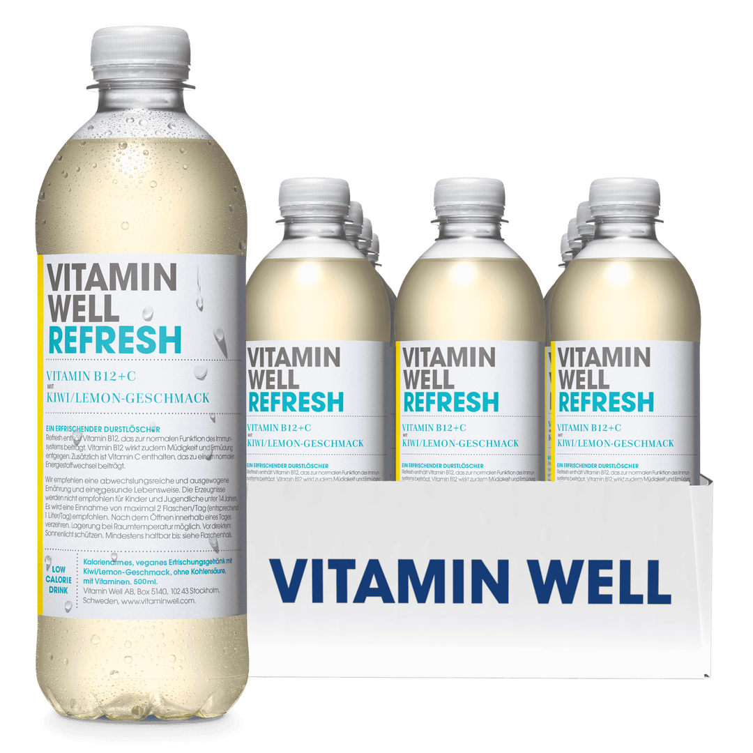 Vitamin Well | Drink Refresh (12x500ml), inkl. Pfand