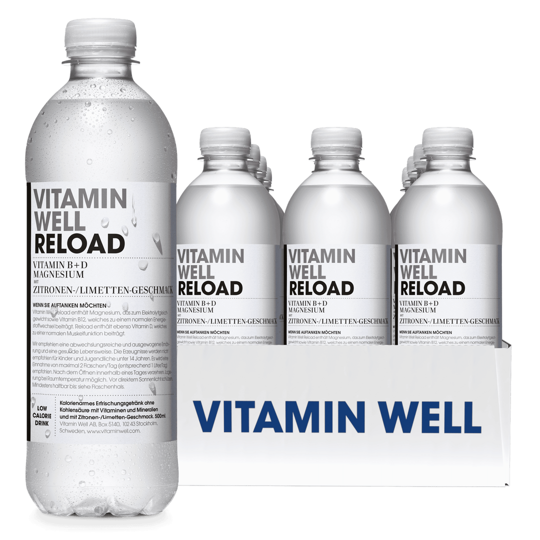 Vitamin Well | Drink Reload (12x500ml), inkl. Pfand